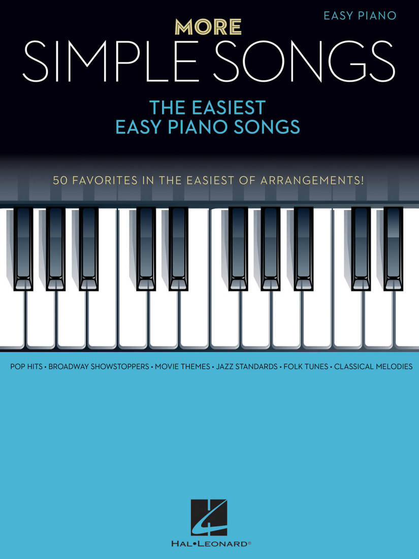 More Simple Songs: The Easiest Easy Piano Songs - Easy Piano - Book