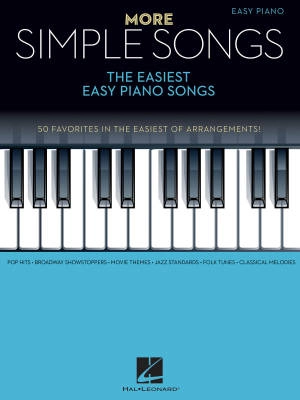 Hal Leonard - More Simple Songs: The Easiest Easy Piano Songs - Easy Piano - Book