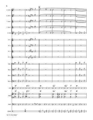 Joy To The World - Woolworth - Jazz Ensemble - Gr. Medium Easy