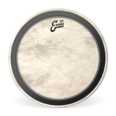 Evans - EMAD Calftone Bass Drum Head, 24 Inch