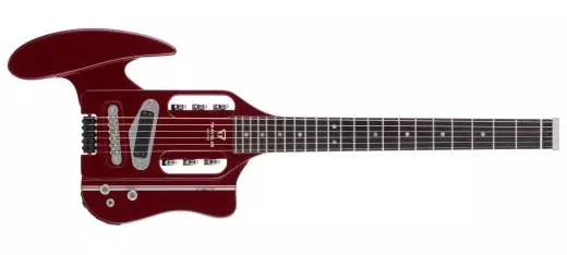 Speedster Hot Rod V2 Travel Guitar - Red w/ Gig Bag