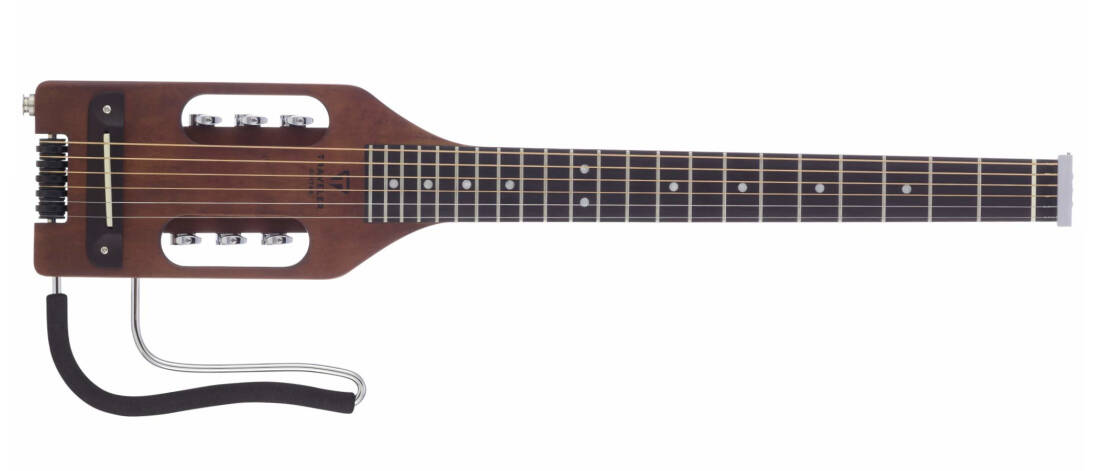 Ultra-Light Acoustic Travel Guitar w/ Steel Strings - Antique Brown w/ Gig Bag