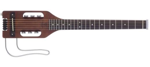 Ultra-Light Acoustic Travel Guitar w/ Steel Strings - Antique Brown w/ Gig Bag
