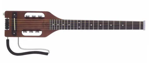 Traveler Guitar - Ultra-Light Acoustic Travel Guitar w/ Steel Strings - Antique Brown w/ Gig Bag