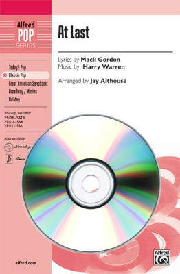 At Last - Gordon/Warren/Althouse - ShowTrax CD