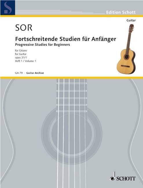 24 Progressive Studies for Beginners, Op. 31 Volume 1 - Sor - Classical Guitar