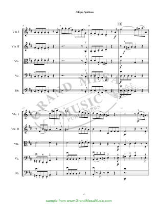 Allegro Spiritoso - Mozart/Stockton - String Orchestra - Gr. 2