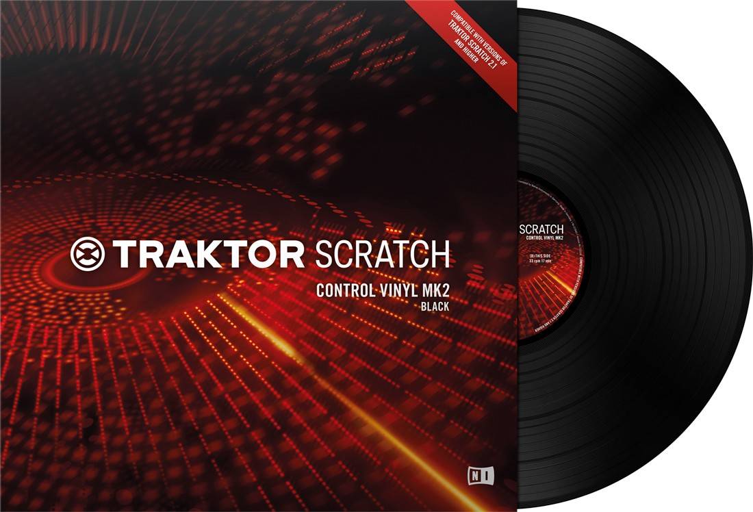 Traktor Scratch Control Vinyl MK2 - Black