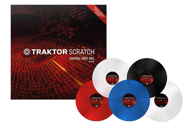 Traktor Scratch Control Vinyl MK2 - Red