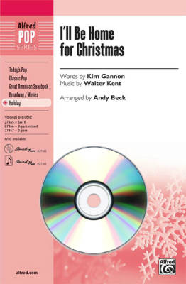 Alfred Publishing - Ill Be Home for Christmas - Gannon/Kent/Beck - SoundTrax CD