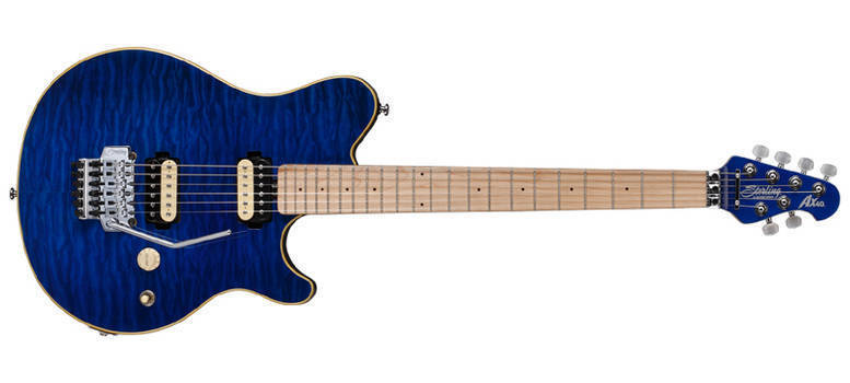 Sterling By Music Man - AX40 - Transparent Blue