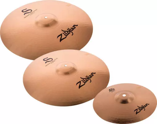 S Family Cymbal Pack w/ 16\'\' & 18\'\' Medium Thin Crashes and 10\'\' Splash