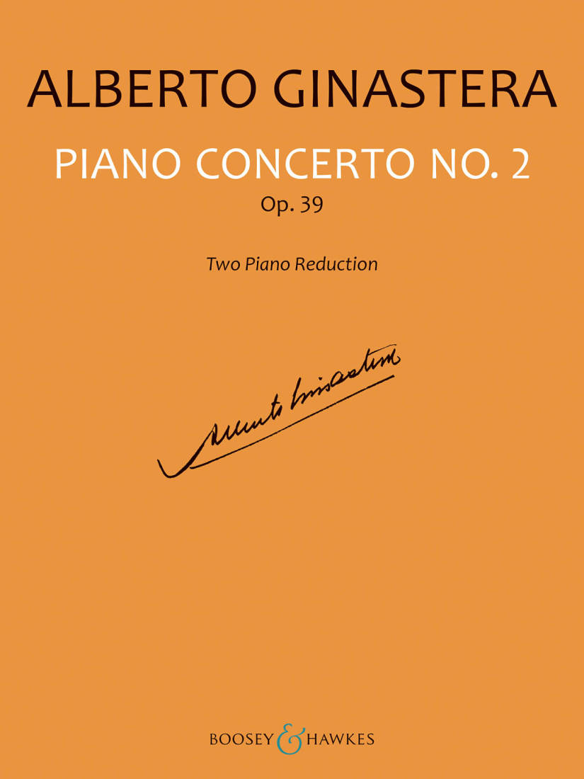 Piano Concerto No. 2, Op. 39 - Ginastera/Nissman - 2 Pianos, 4 Hands