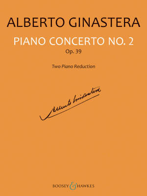 Boosey & Hawkes - Piano Concerto No. 2, Op. 39 - Ginastera/Nissman - 2 Pianos, 4 Hands