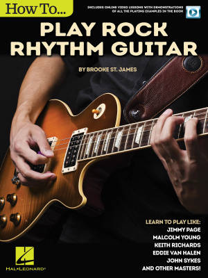Hal Leonard - How to Play Rock Rhythm Guitar - St. James - Guitar TAB - Book/Video Online
