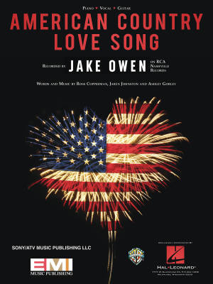 American Country Love Song - Owen - Piano/Vocal/Guitar - Sheet Music