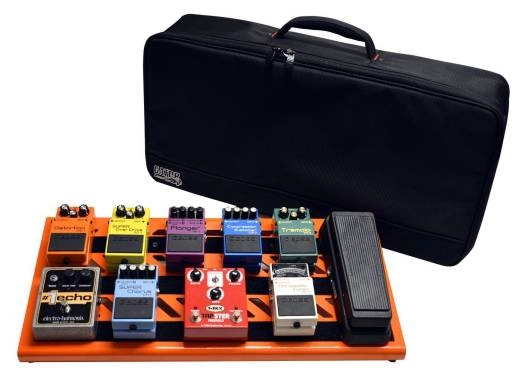 Gator - Large Aluminum Pedalboard w/ Carry Bag - Orange