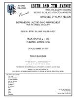 Jazz Lines Publications - 125th and 7th Avenue - Nelson - Ensemble de jazz - Niveau 4
