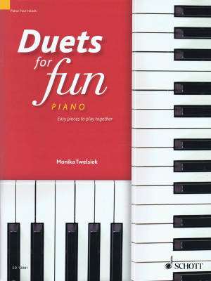 Duets for Fun: Piano - Twelsiek - Piano Duet (1 Piano, 4 Hands) - Book