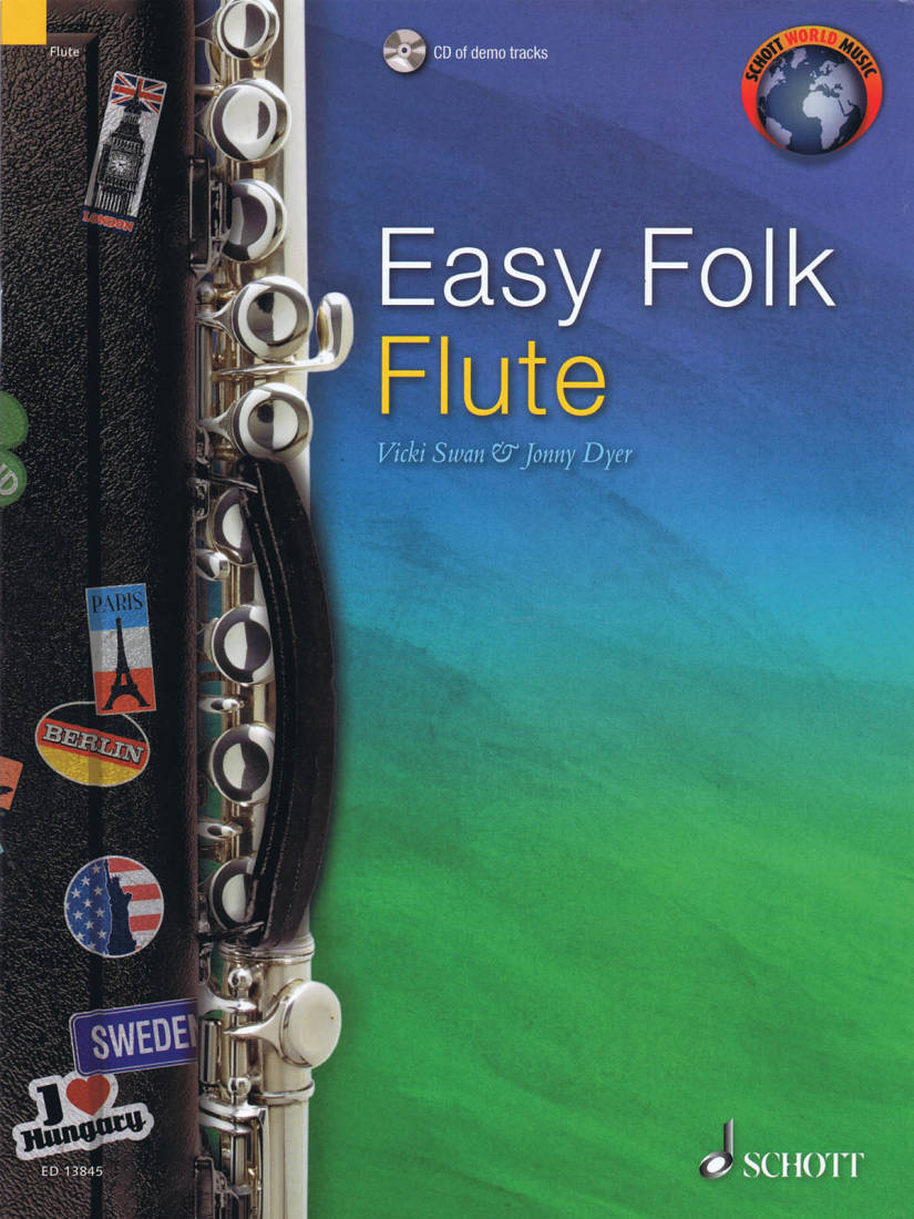 Easy Folk Flute - Dyer/Swan - Book/CD