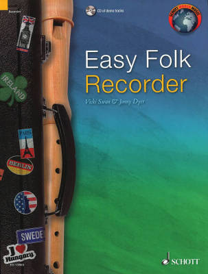 Schott - Easy Folk Recorder - Dyer/Swan - Book/CD