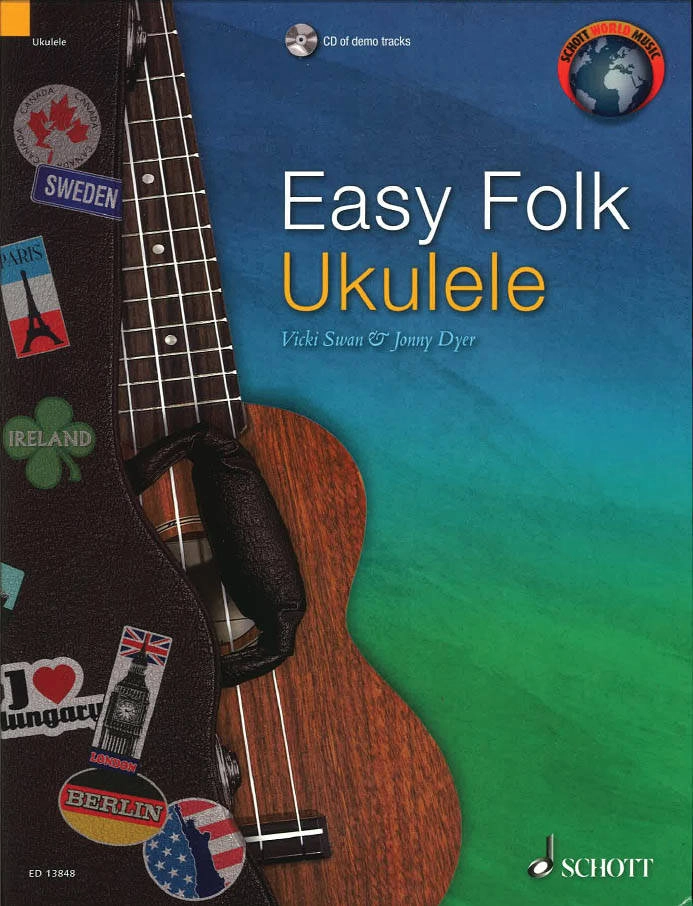 Easy Folk Ukulele - Dyer/Swan - Book/CD