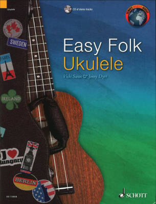 Easy Folk Ukulele - Dyer/Swan - Book/CD