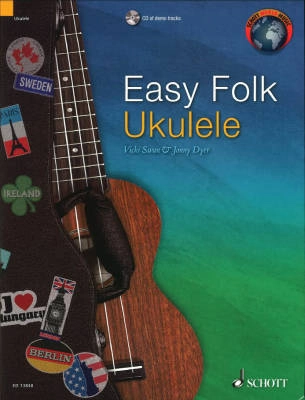 Schott - Easy Folk Ukulele - Dyer/Swan - Book/CD