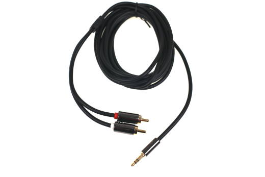 Link Audio Premium 1/8-inch TRS to 2 x RCA-M Y-Cable - 6 foot