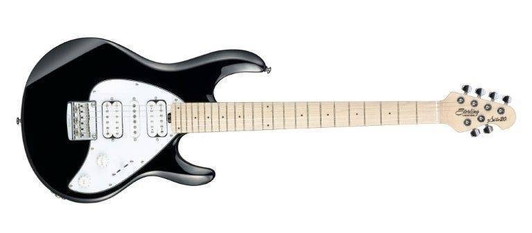 Sterling By Music Man Silo20 Double Cutaway - Black | Long & McQuade