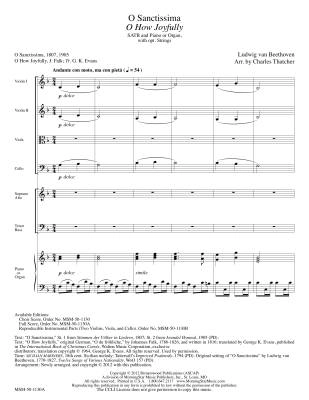 O Sanctissima (O How Joyfully) - Beethoven/Thatcher - Full Score Only