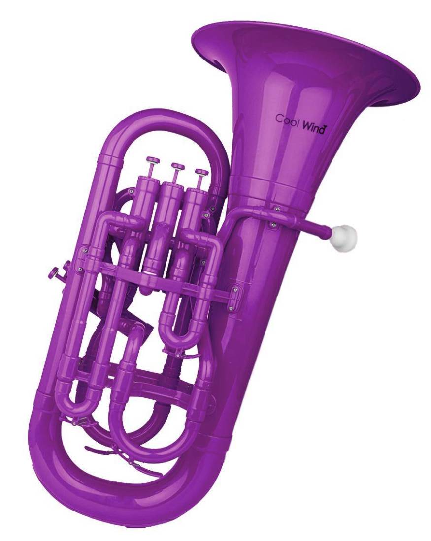Plastic 3 Valve Euphonium - Purple