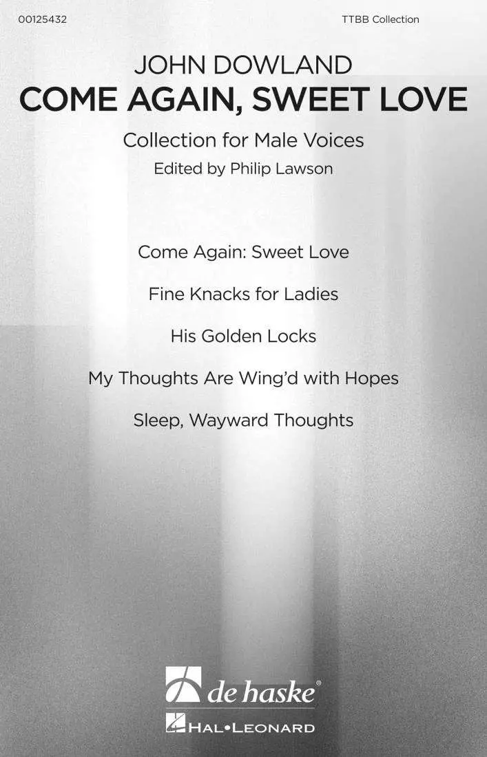 Come Again, Sweet Love (Collection) - Dowland - TTBB