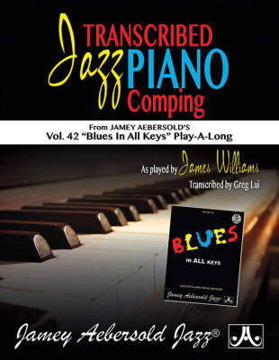 Aebersold - Transcribed Jazz Piano Comping: Vol. 42 Blues in All Keys Play-A-Long - Lui - Book