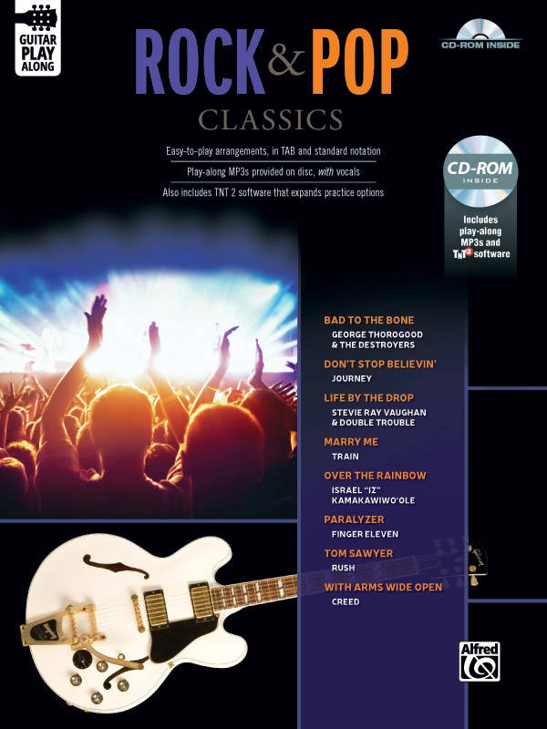 Rock & Pop Classics Guitar Play-Along - Guitar TAB - Book/CD-ROM