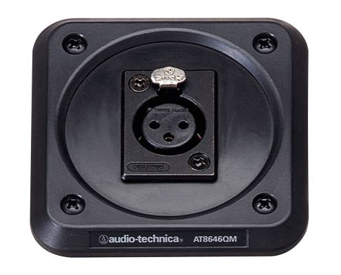 Audio-Technica - Microphone Shock-mount Plate, XLR Female Connector Mount