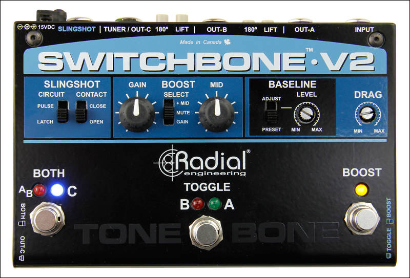 Switchbone V2 ABY/C Amp Selector and Booster