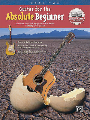 Guitar for the Absolute Beginner, Book 2 - Mazer - Guitar TAB - Book/Audio Online