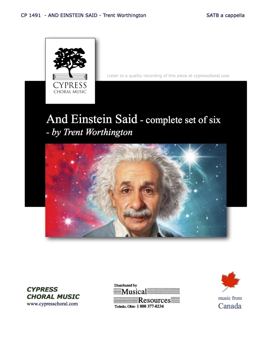 And Einstein Said (Collection) - Worthington - SATB