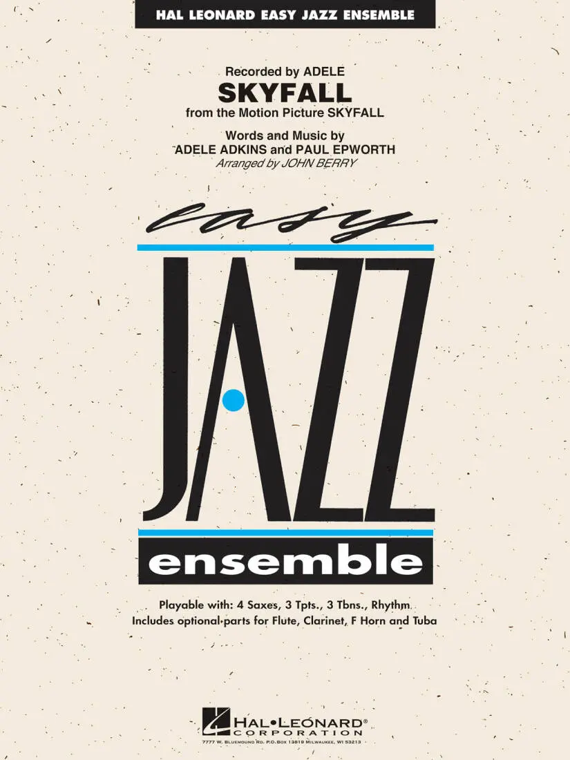 Skyfall - Adkins/Epworth/Berry - Jazz Ensemble - Gr. 2