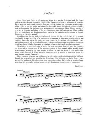 66 tudes dans toutes les tonalits majeures et mineures pour le tuba ou le trombone basse - Slama/Sauer - Livre