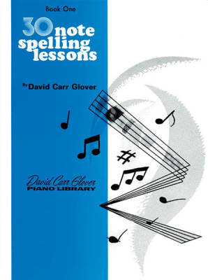 30 Notespelling Lessons, Level 1 - Glover - Piano - Book