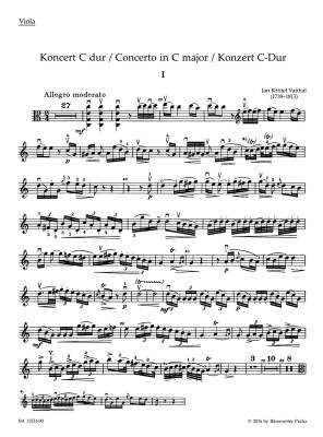 Concerto In C Major for Viola and Orchestra - Vanhal/Plichta/Blazek - Violin/Piano