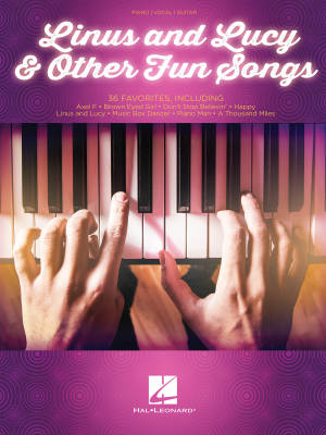 Linus and Lucy & Other Fun Songs - Piano/Vocal/Guitar - Book