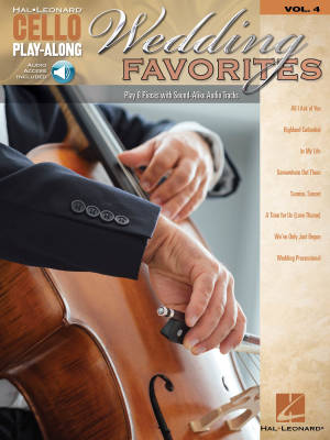 Hal Leonard - Wedding Favorites: Cello Play-Along Volume 4 - Book/Audio Online