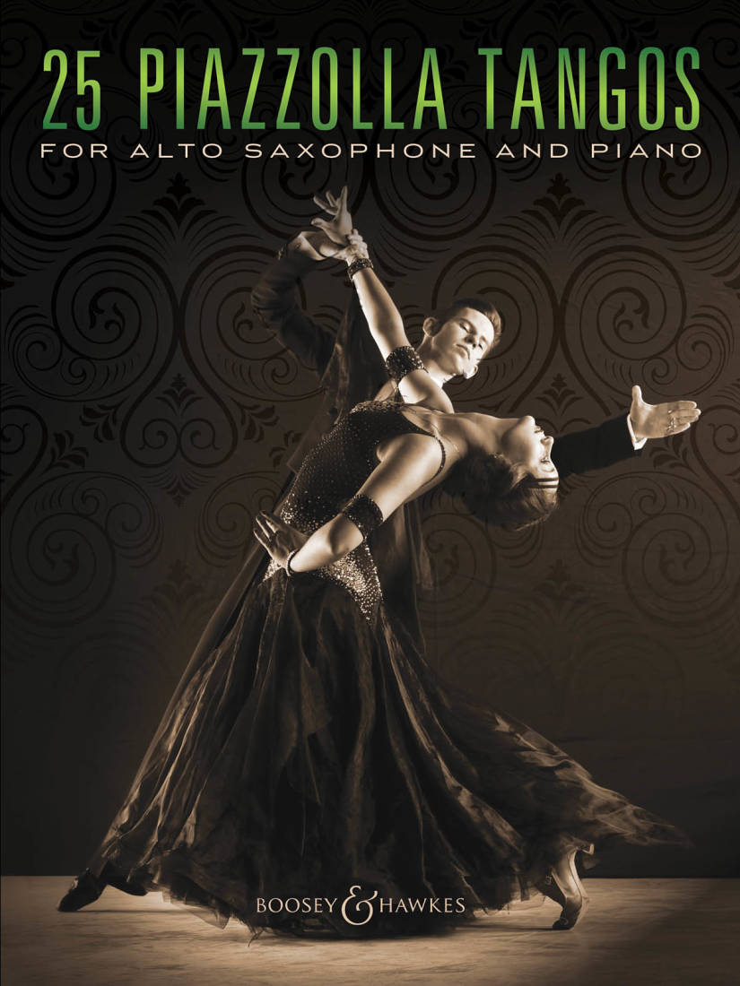 25 Piazzolla Tangos for Alto Saxophone and Piano - Book