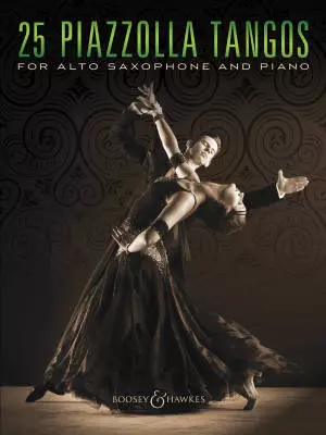 Boosey & Hawkes - 25 Piazzolla Tangos for Alto Saxophone and Piano - Book