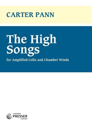 The High Songs: For Amplified Cello And Chamber Winds - Pann - Score/Parts