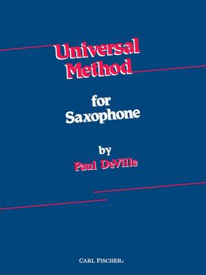 Carl Fischer - Universal Method for Saxophone - De Ville - Book