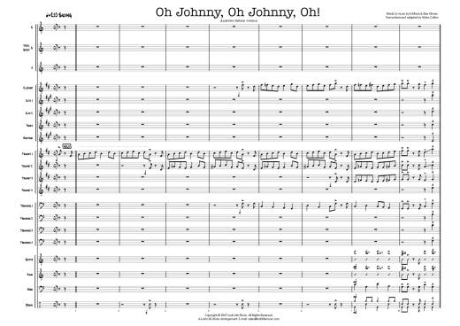 Oh Johnny, Oh Johnny, Oh! - Rose/Olman/Collins - SSA Vocal/Jazz Ensemble - Gr. Medium Easy